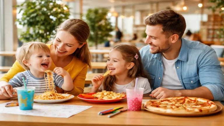 få en god oplevelse på restaurant som familie